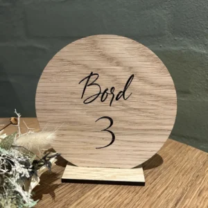 Rundt bordnummer