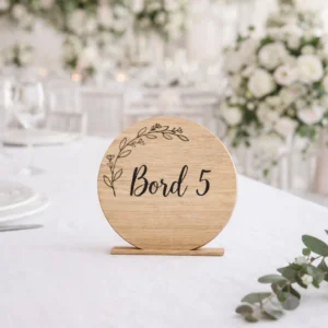 Elegante bordnummer