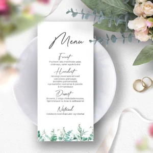 Menu kort