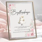 Pink blomster – Bryllupskage
