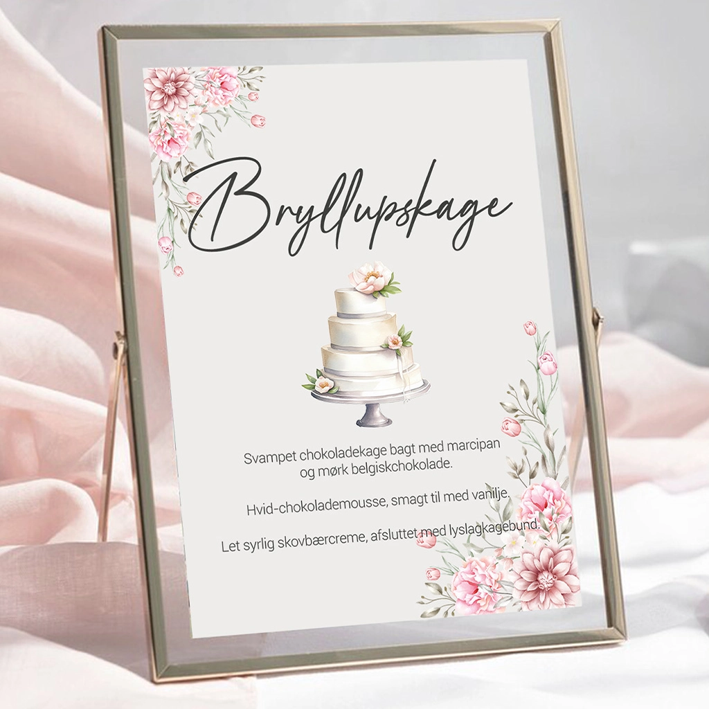 Bryllupskage - Billede 2