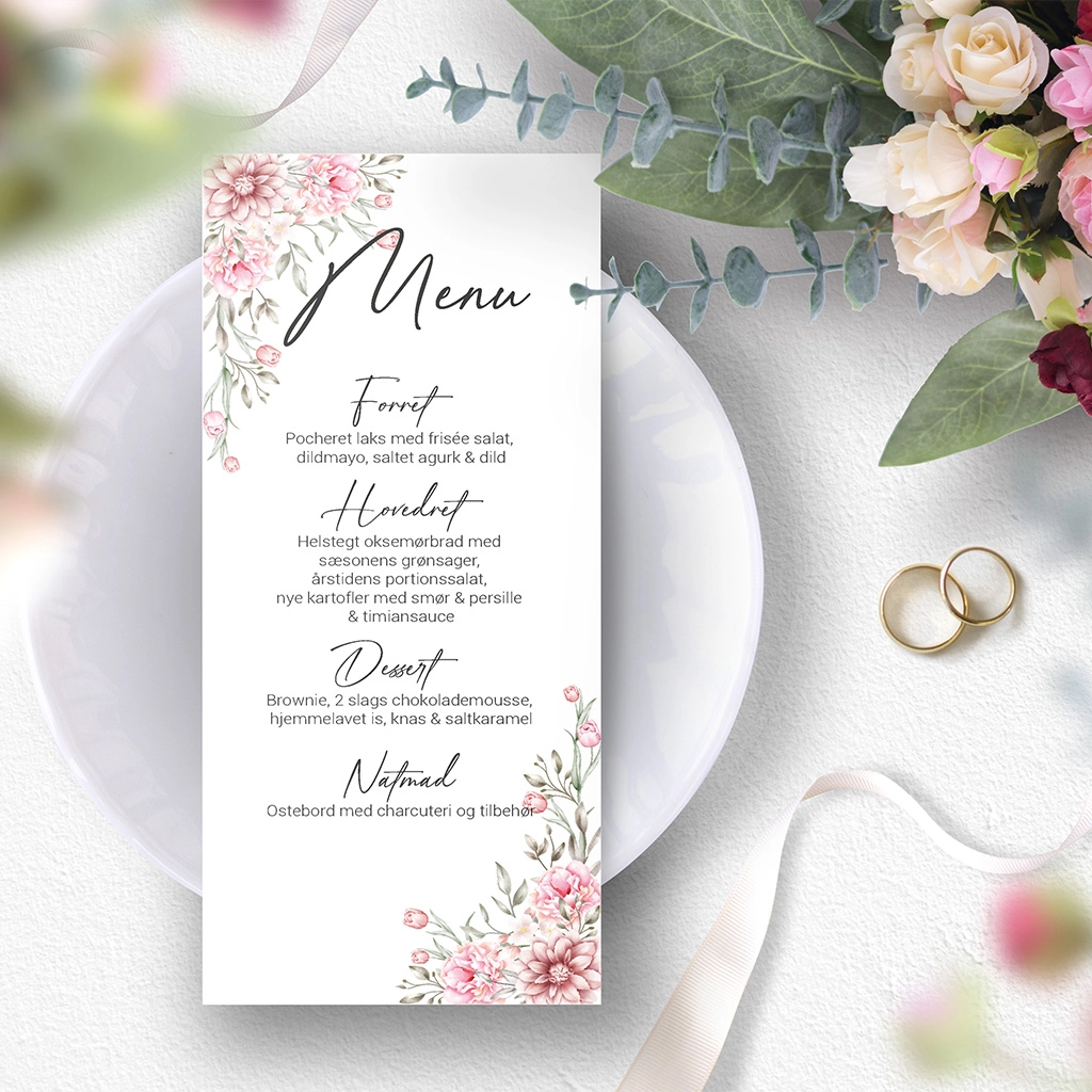 Menu kort - Billede 2