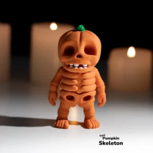 Tiny pumpkin skeleton